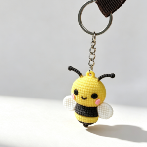 Bee Happy Keyring