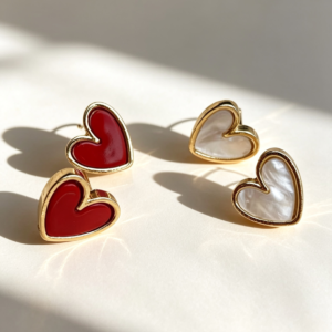 Mini Sweetheart Stud Earrings