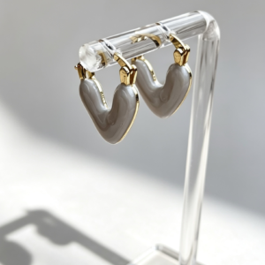 Heart Hoop Earrings