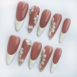 Diamante Petal Nails
